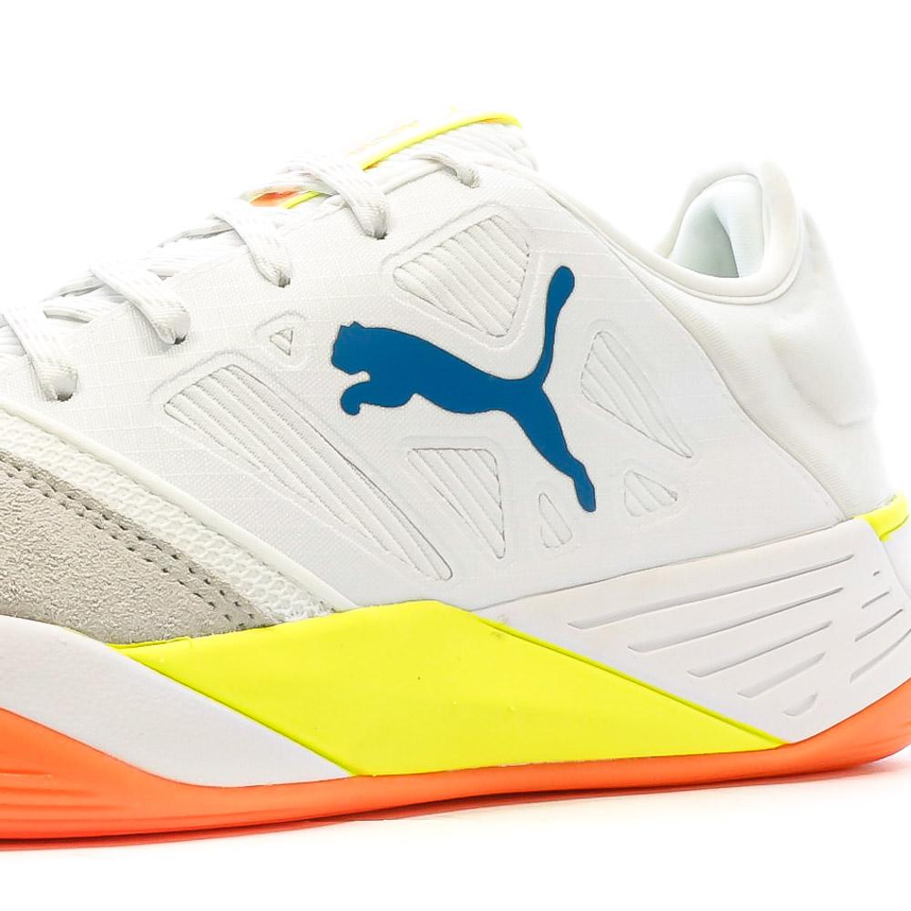 Puma Chaussures de Handball Blanches/Bleu Homme Puma Accelerate Turbo Nitro 106459