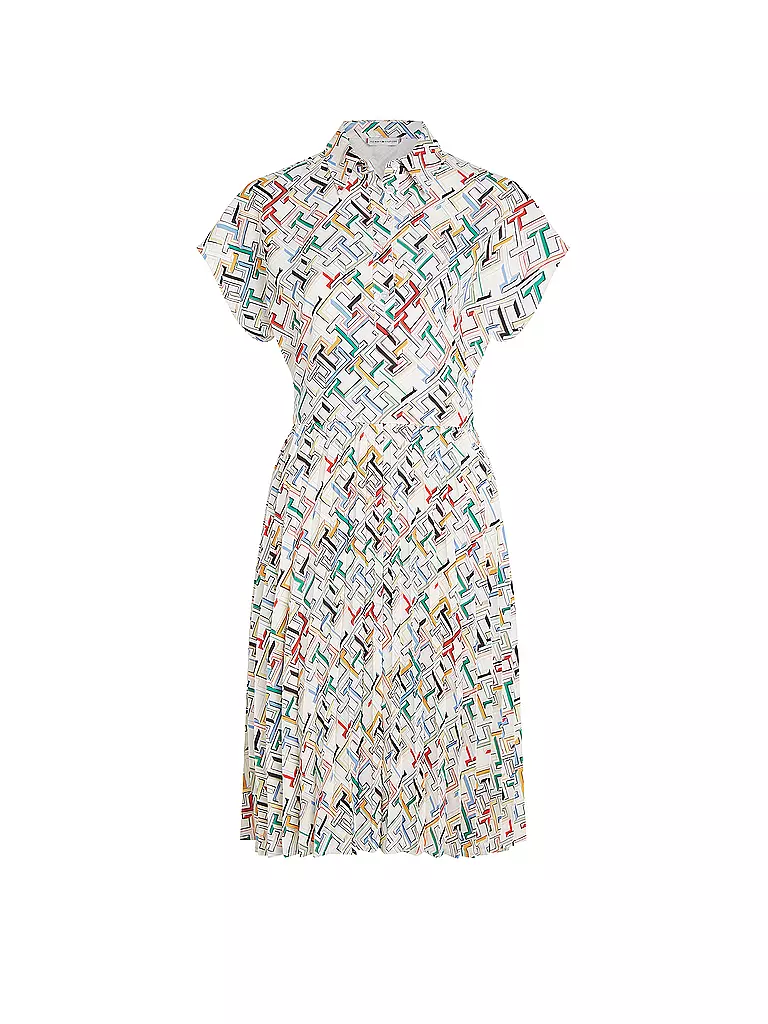 TOMMY HILFIGER Hemdblusenkleid weiss