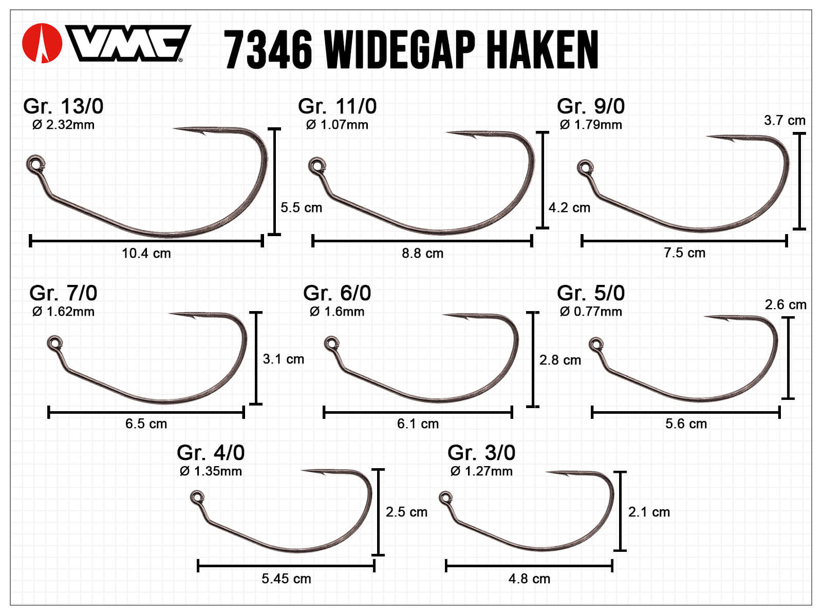 VMC HD Swimbait Weighted Light - Gr. 11/0 (7g)