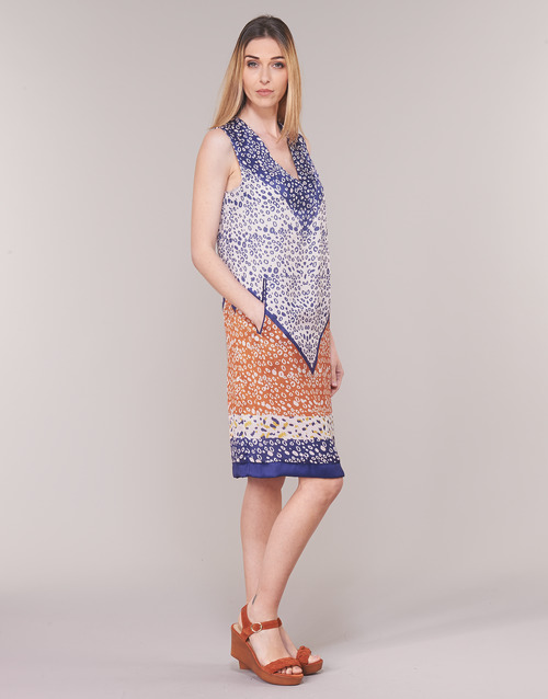 Derhy - FORTERESSE - Blanc / Bleu / Orange