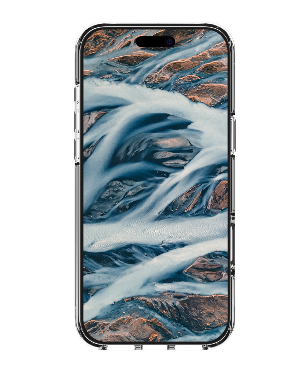 iPhone 16 Hardcase Hülle Clear Case Iceland Pro MagSafe Recycled (IM61CL006271) - Transparent