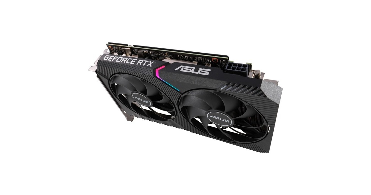ASUSDUAL GeForce RTX 3060 V2 grafische kaart  (LHR, 1x HDMI, 3x DisplayPort)