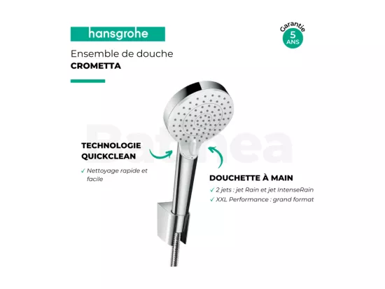 Ensemble de douche HANSGROHE Crometta 2 jets