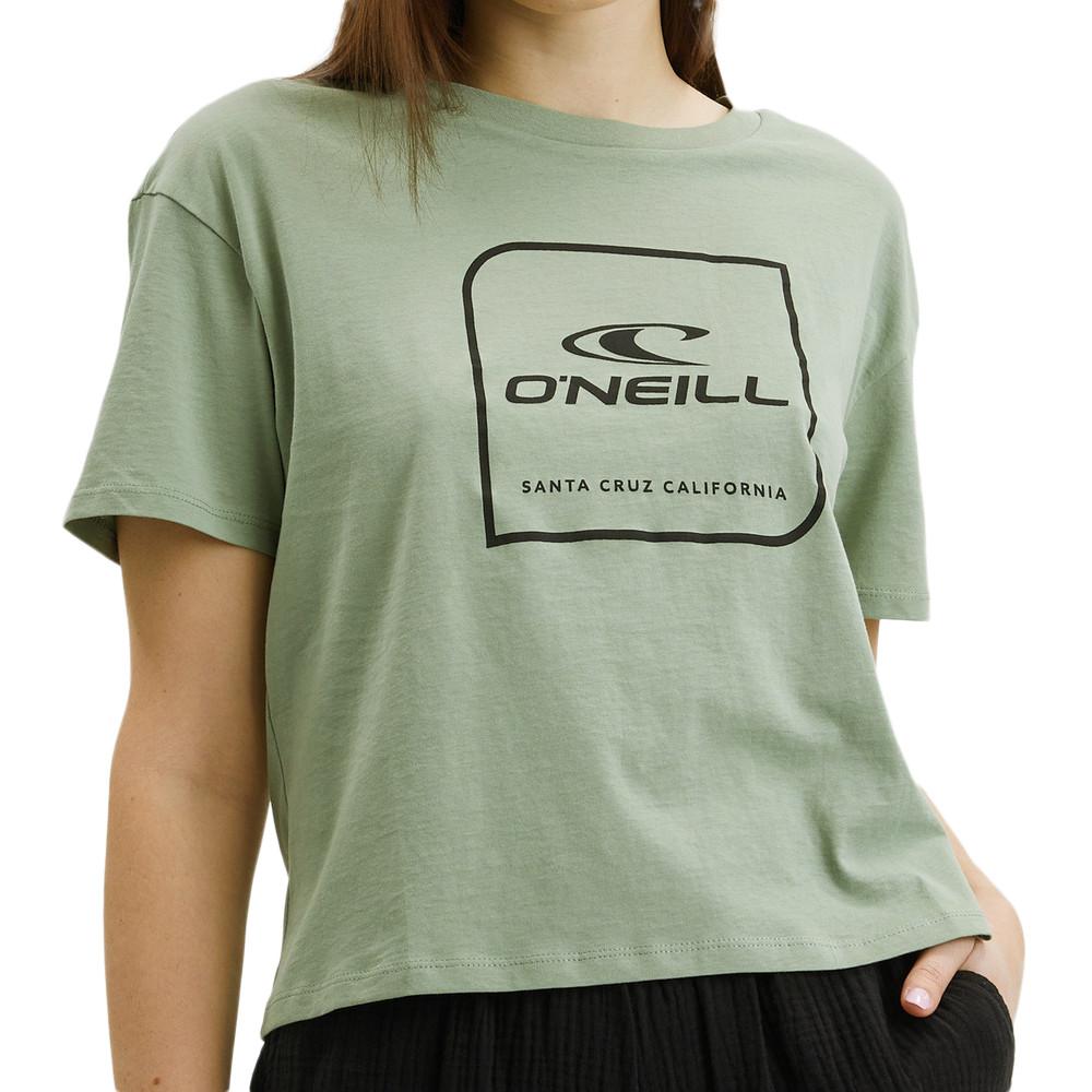 O'Neill T-shirt Vert/Noir Femme O'Neill Cube