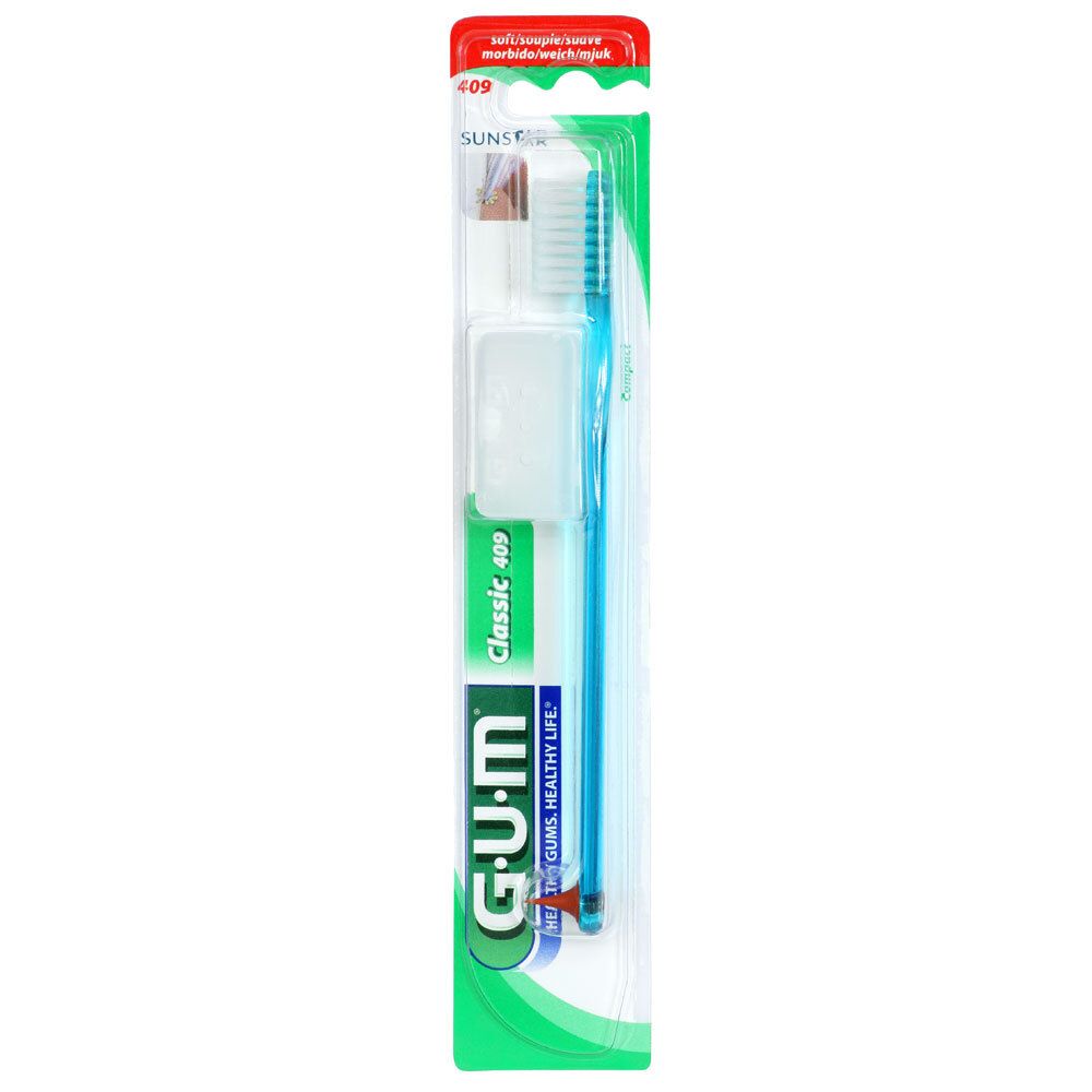 GUM® Classic Zahnbürste kompakt soft 409