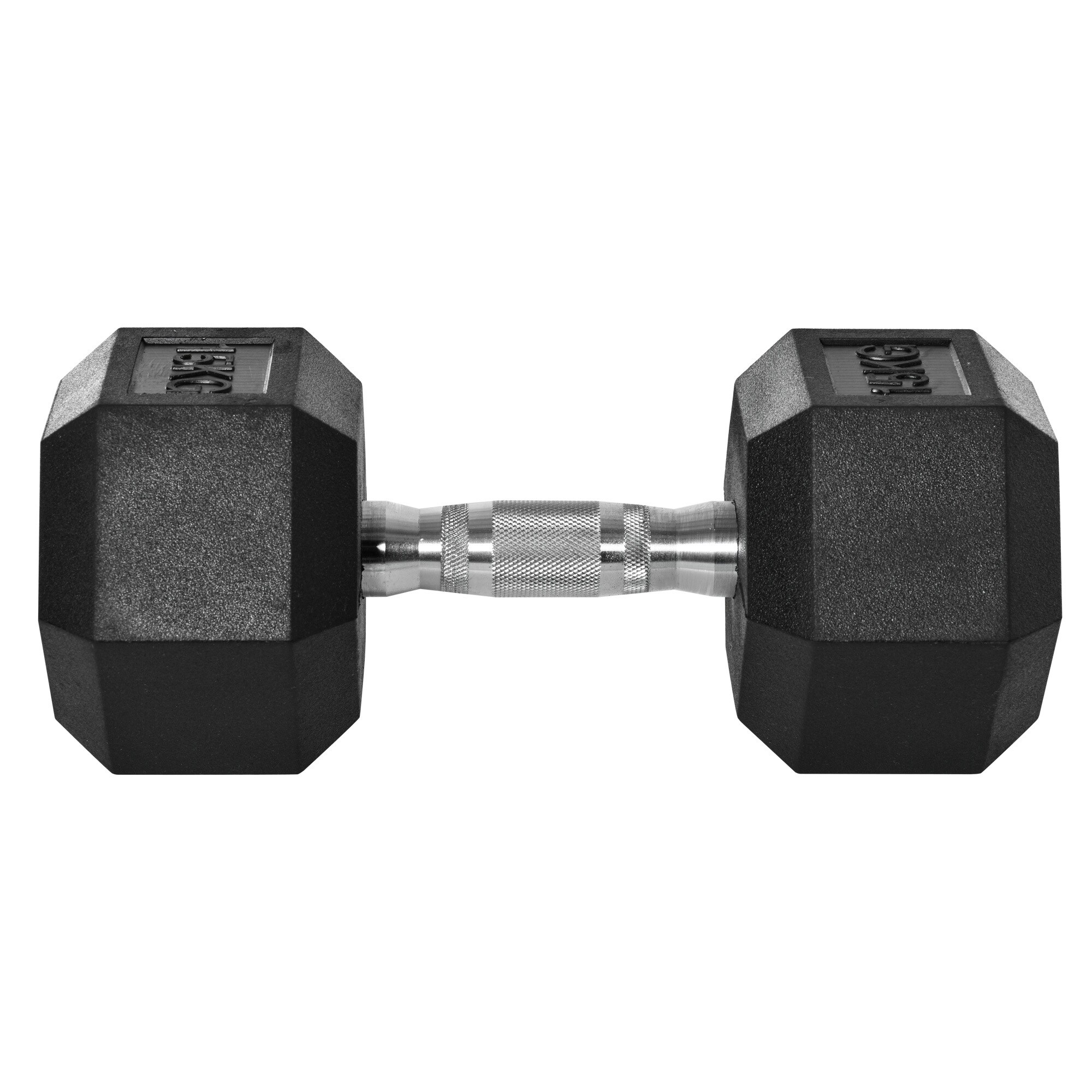 HOMCOM Kurzhantel mit 15 kg schwarz, silber 15,5B x 15,5T x 10,4H cm