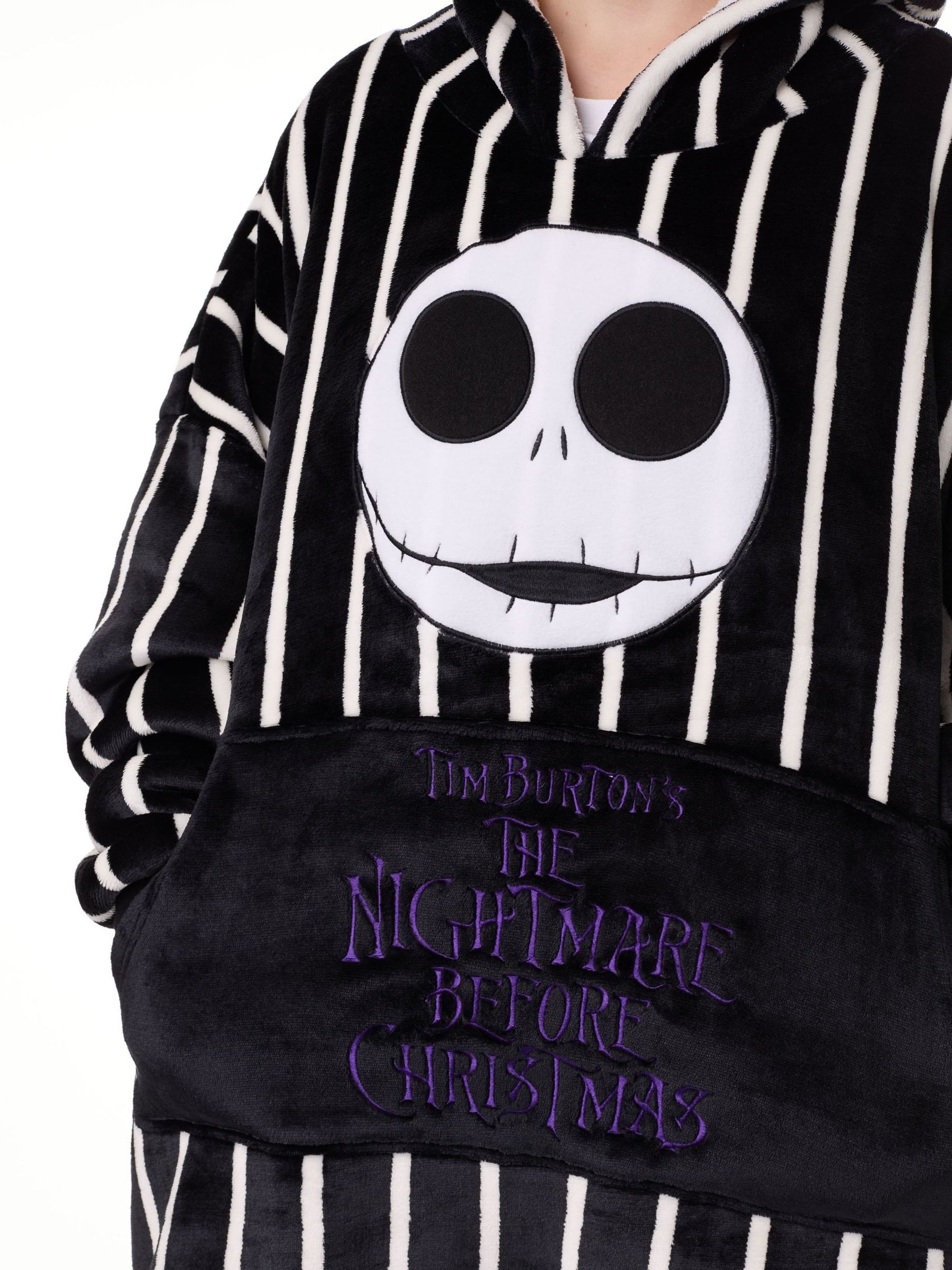 Vanilla Underground unisex Disney Nightmare Before Christmas Volwassenen deken-hoodie