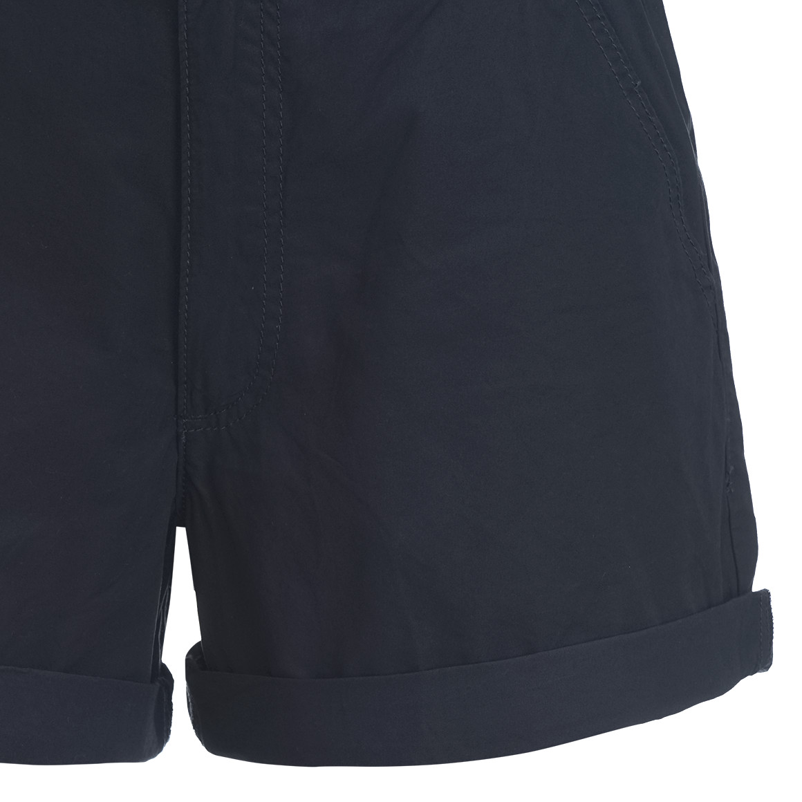 Jonas Nielsen Damen Chinoshorts in Unifarben dunkelblau