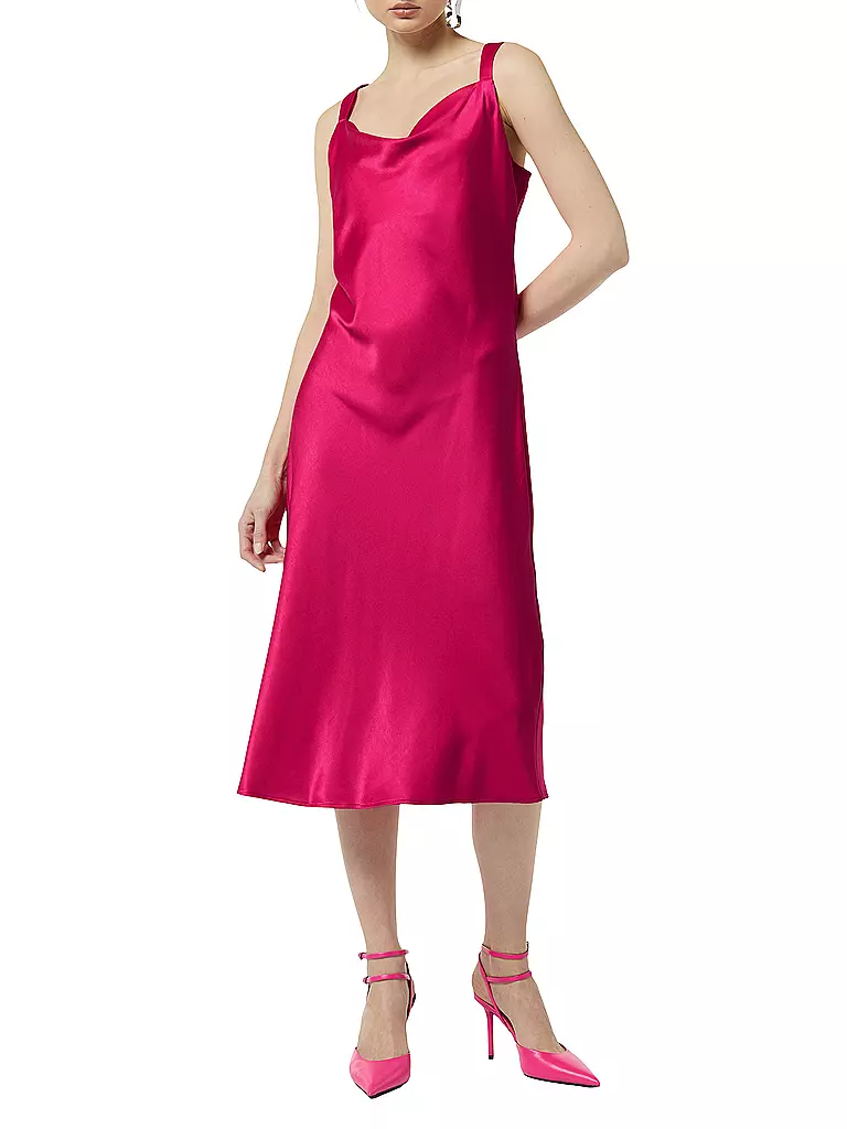 COMMA Midikleid pink