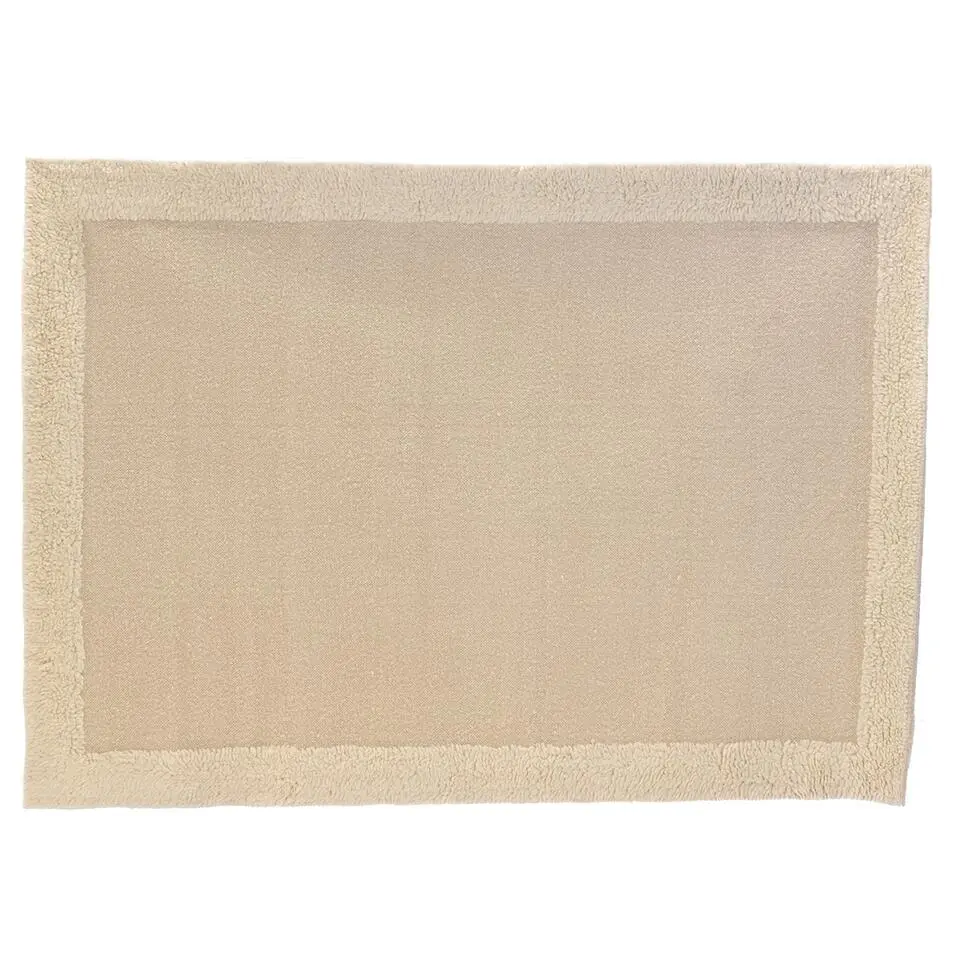 Vloerkleed Rechthoek - Taupe Wol - 160x230x2cm - Norah