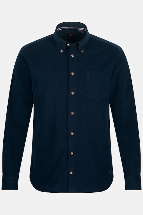 Cord-Hemd, Tracht, Langarm, Buttondown-Kragen, Modern Fit