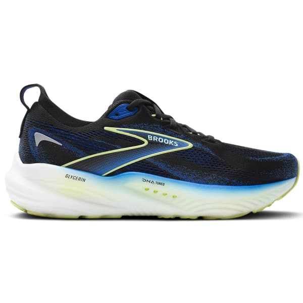 Chaussure running BROOKS GLYCERIN 22 BLACK/COBALT/NEO YELLOW