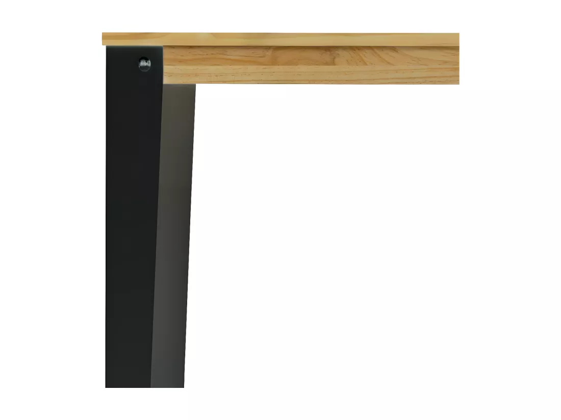 Table Mange debout Lunds 80X140x110cm Anthracite-Naturel. Box Furniture
