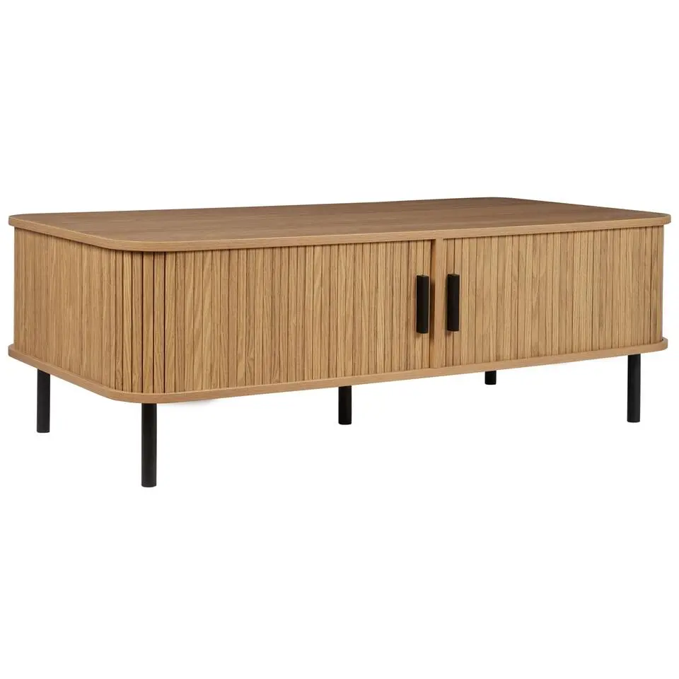 BRADLEY - Salontafel - Lichthout/Zwart - MDF