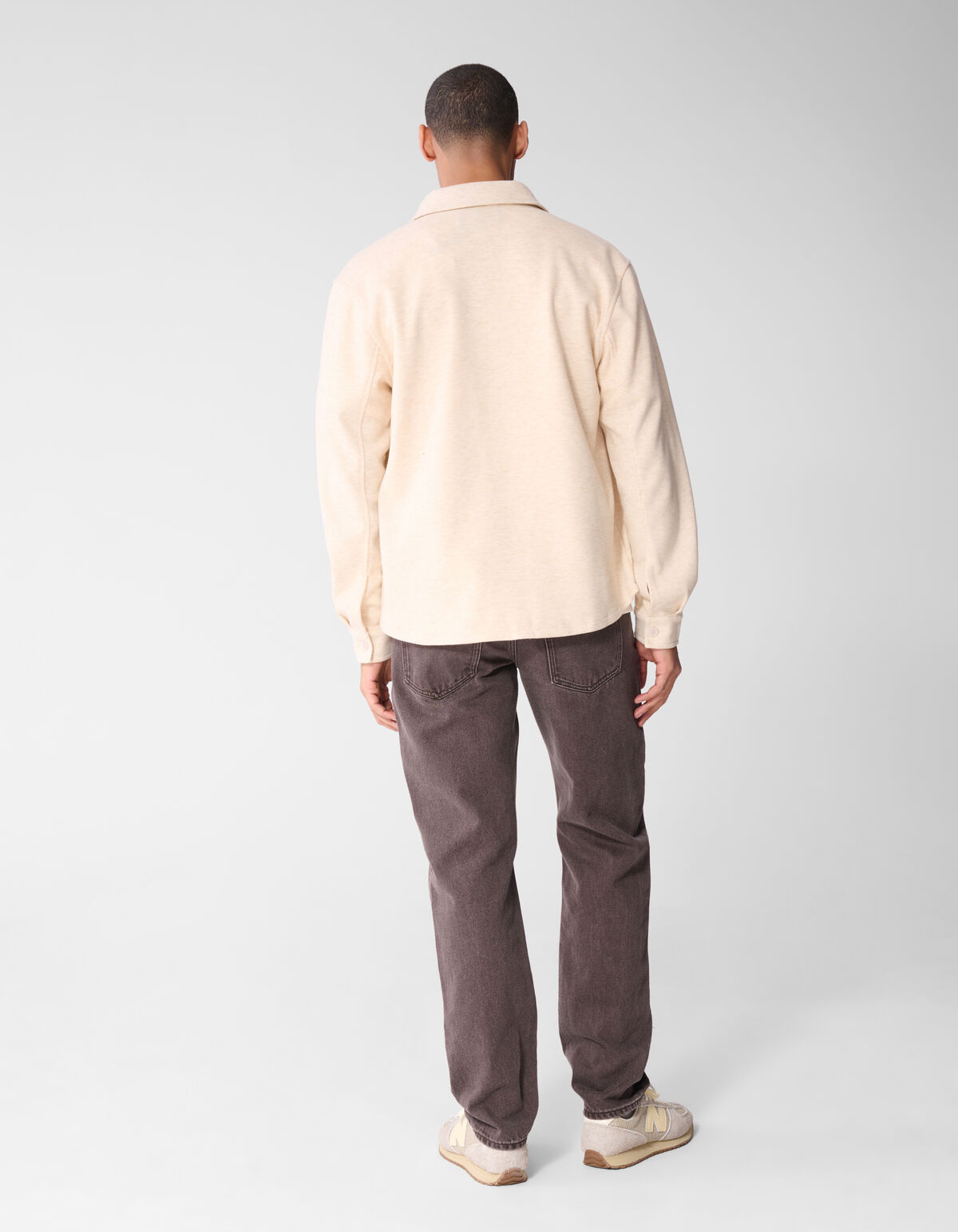 Soft Overshirt Gebroken Wit
