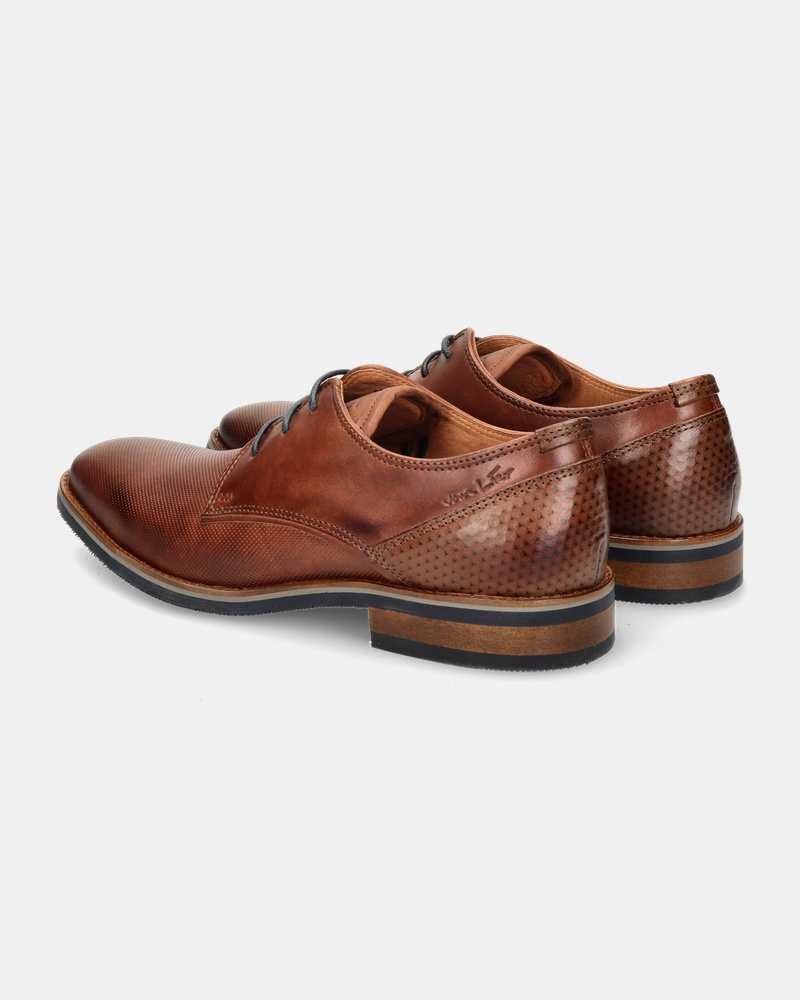 Van Lier Amalfi Lage nette schoenen  - cognac