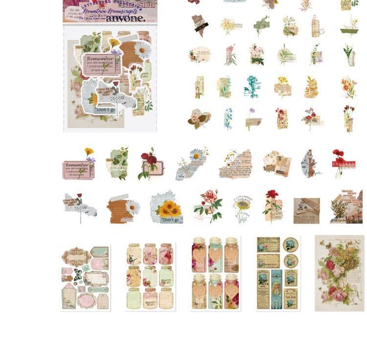Monez - Stickerset (verschillende ontwerpen)