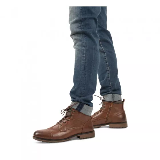 Bottines MARRON DENIM SIDE
