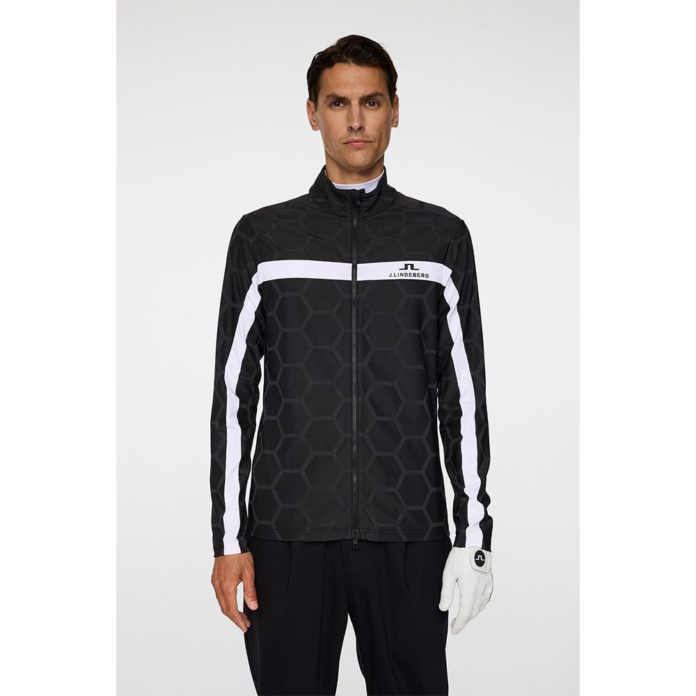 Jarvis Jacquard Tour Midlayer Svart