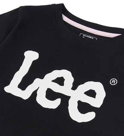 Lee T-Shirt - WobBlå Graphic - Sort