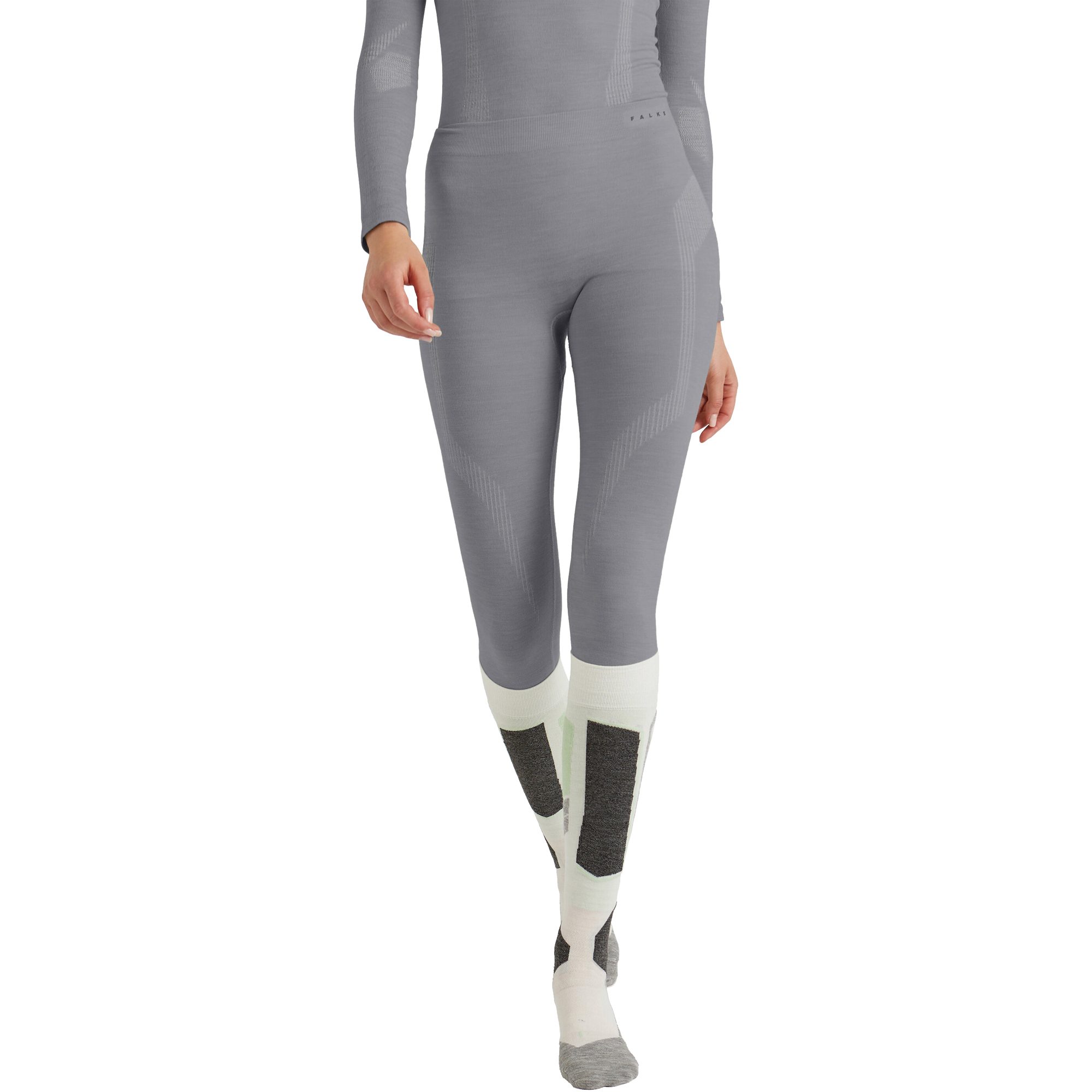 Falke WT Long Tights Damen grey heather