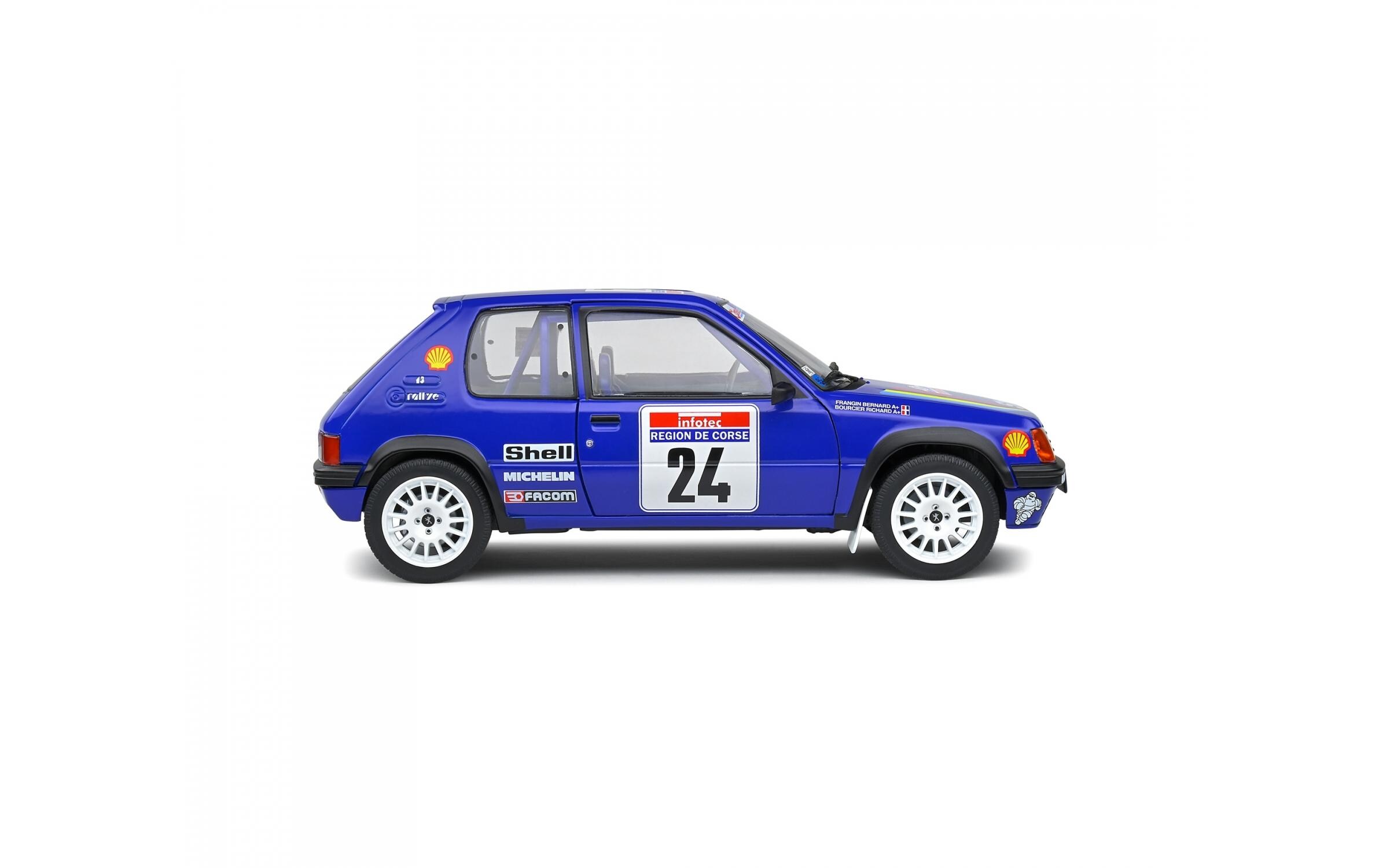 Rally Peugeot 205 #24 1:18Peugeot 205 Rallye Sammlermodell