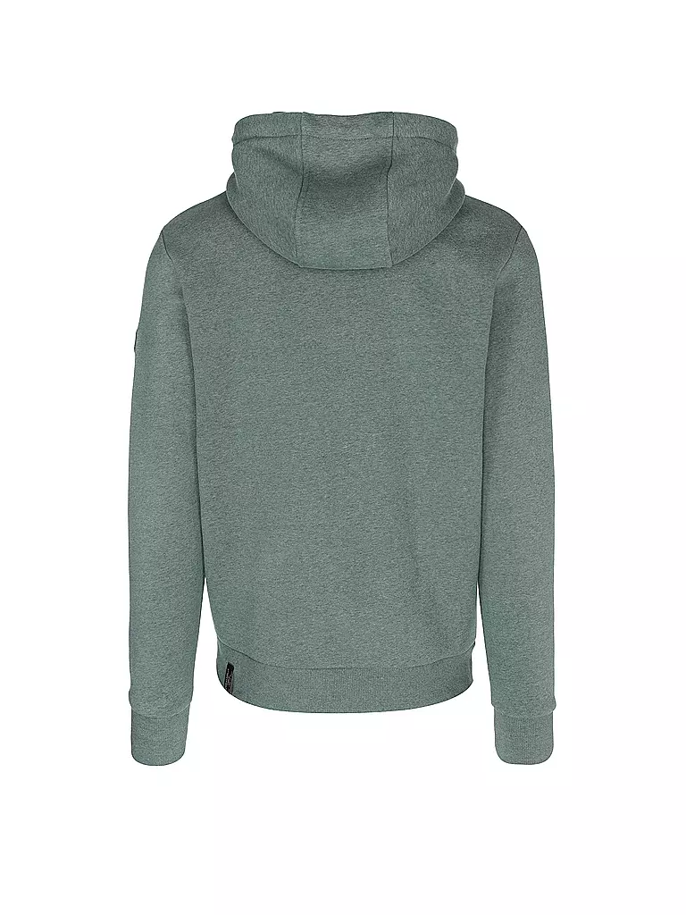 RAGWEAR Sweatjacke NATE dunkelgrün