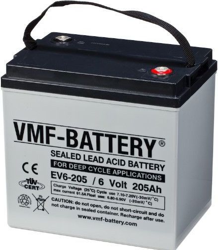 VMF - EV6-250 - AGM Accu - 6 Volt - 205 Ah