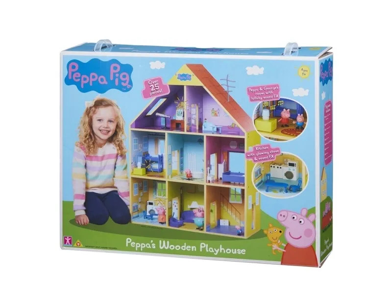 Peppa Pig DLX Wooden Playhouse