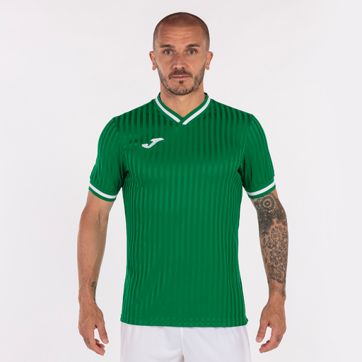 Camiseta Joma Toletum III Verde de Manga Curta