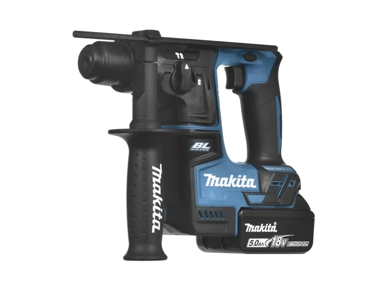 Makita DHR171 - Roterende hammer - ledningfri - 2 tilstande - SDS-plus - 1.2 Joule - til 2 batterier - 18 V - Leveres uden batteri og lader