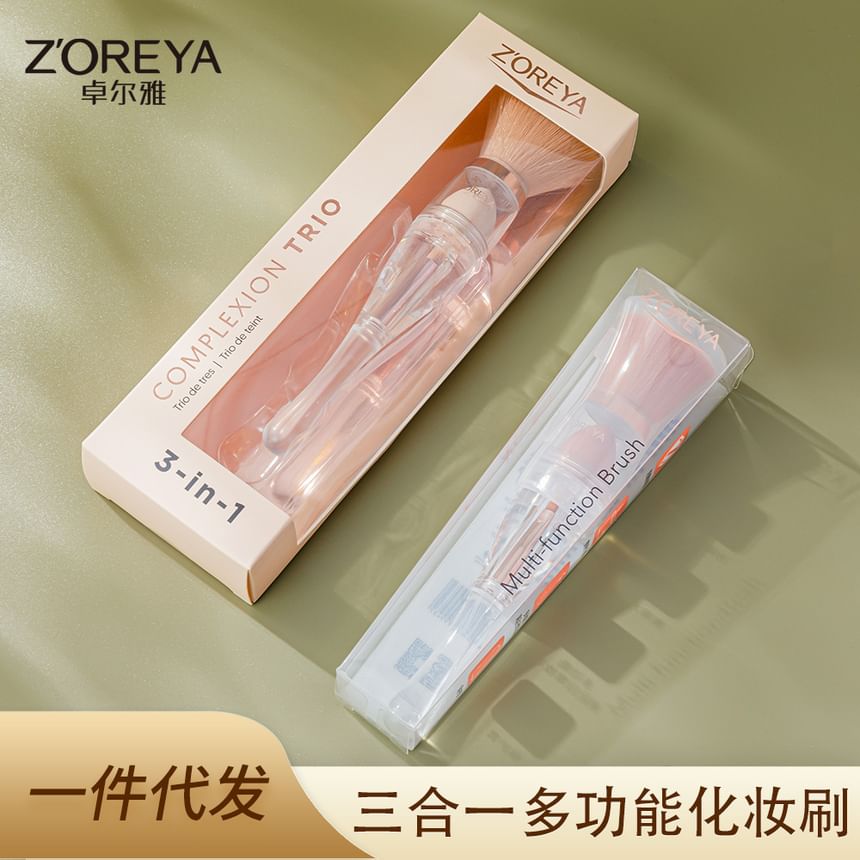 ZOREYA - 3 in 1 / 4 in 1 draagbare make-upborstel / vervangende borstelkop / set (verschillende ontwerpen)