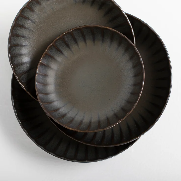 Serax - Inku Teller, Ø 19 cm tief, weiss (2er-Set)
