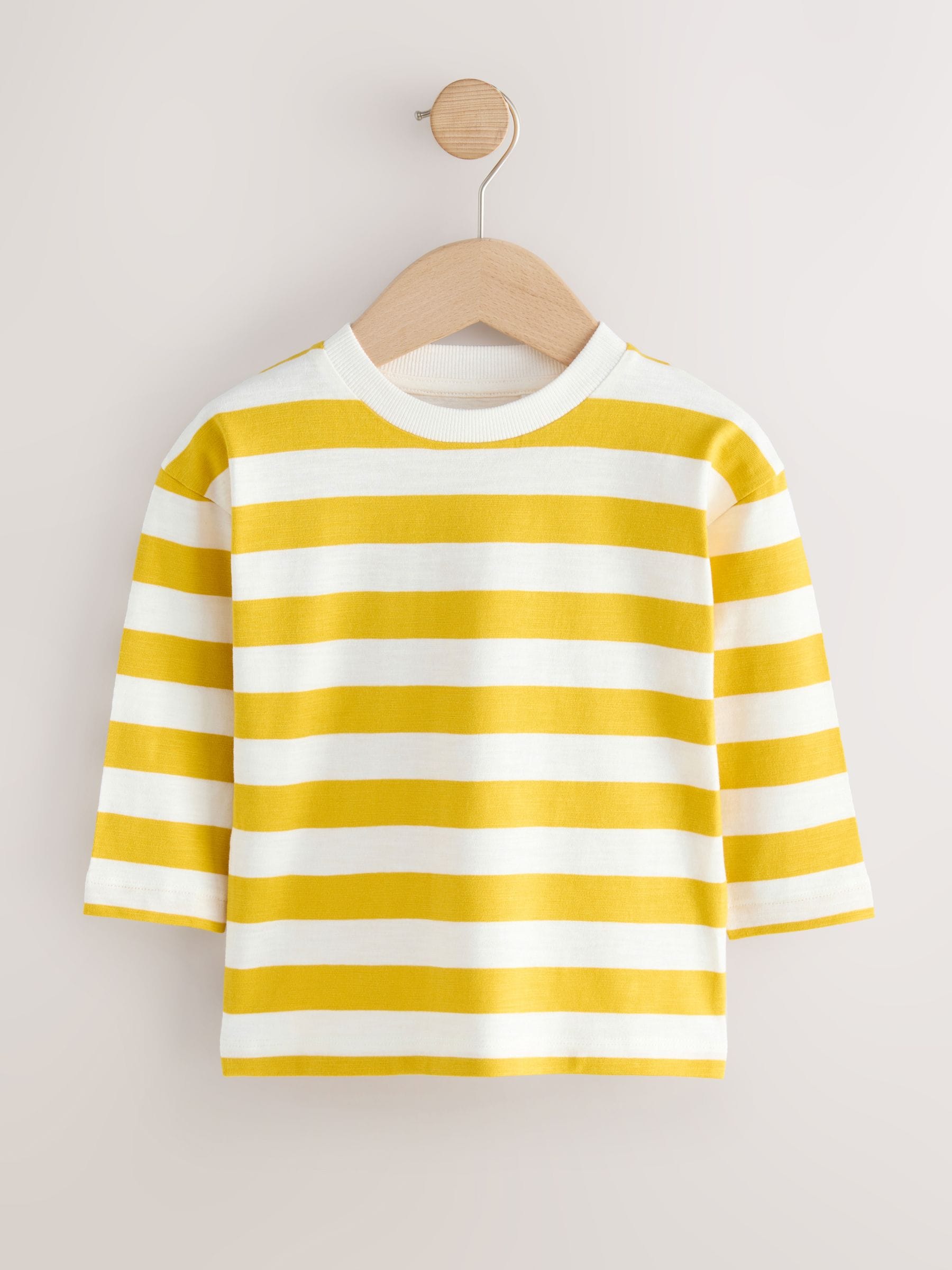 Fleurig met dierenprint - Set van 5 T-shirts met lange mouwen (3 mnd-7 jr)