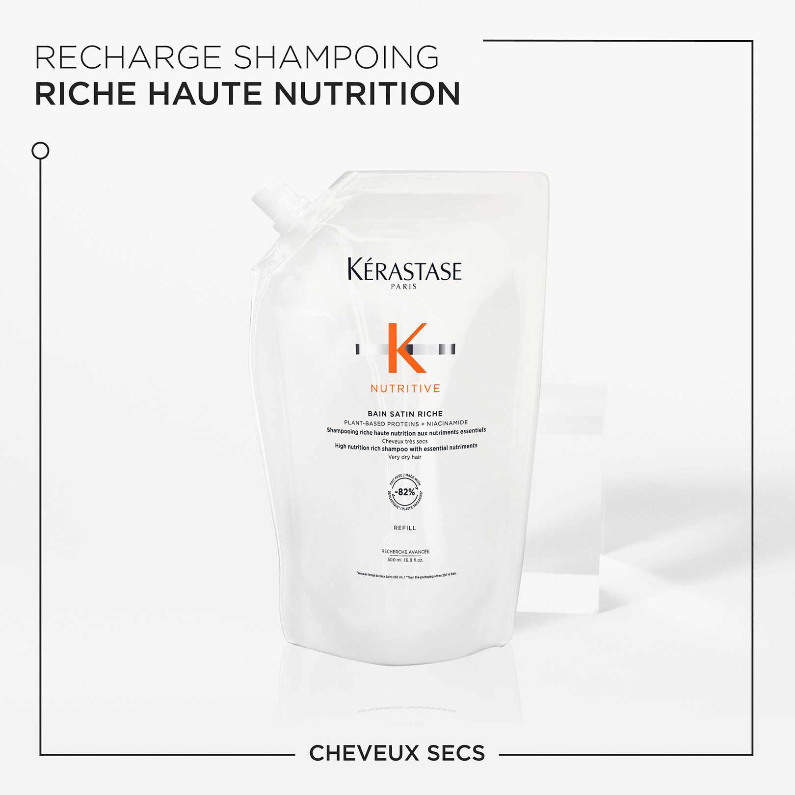 Bain satin riche Nutritive recharge 500 ml