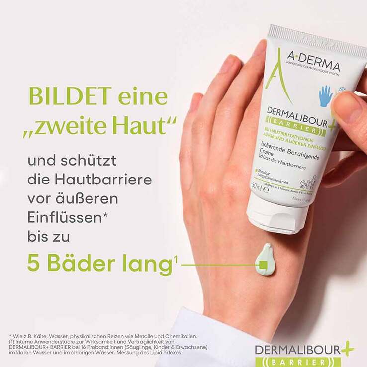 A-Derma Dermalibour + Barrier isolierende Creme, 50 ml
