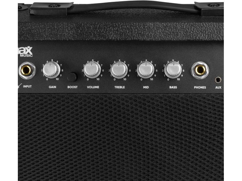 MAX Combo GIGKit Verstärker 40W GIGKit Verstärker mit 40W und Bass-, Mittel- und Höhenregler