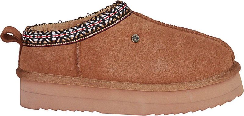 Warmbat - Kynuna Plateau Tape - Pantoffel - Cognac