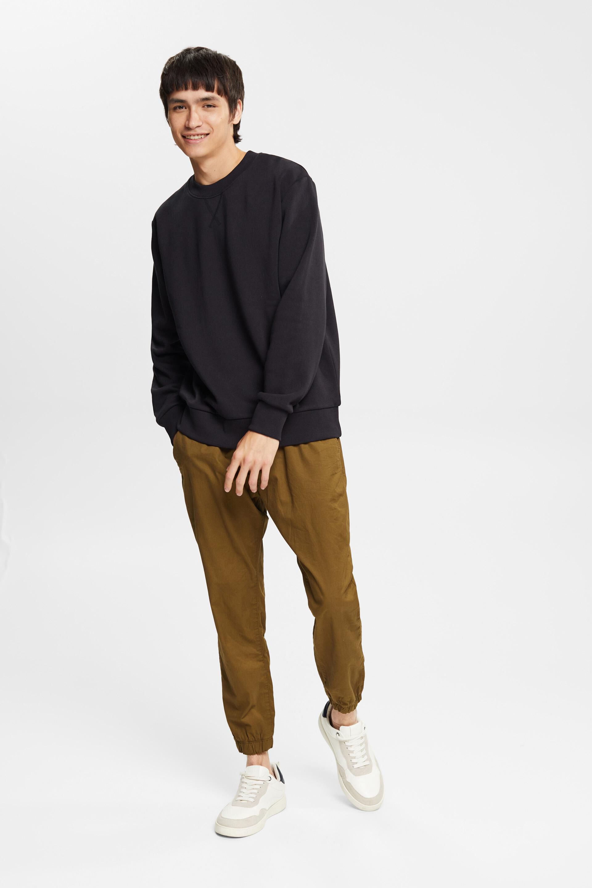 En matière recyclée : le sweat-shirt unicolore