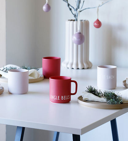 Design Letters Krus - Jingle Bells - Favourite - Faded Rose