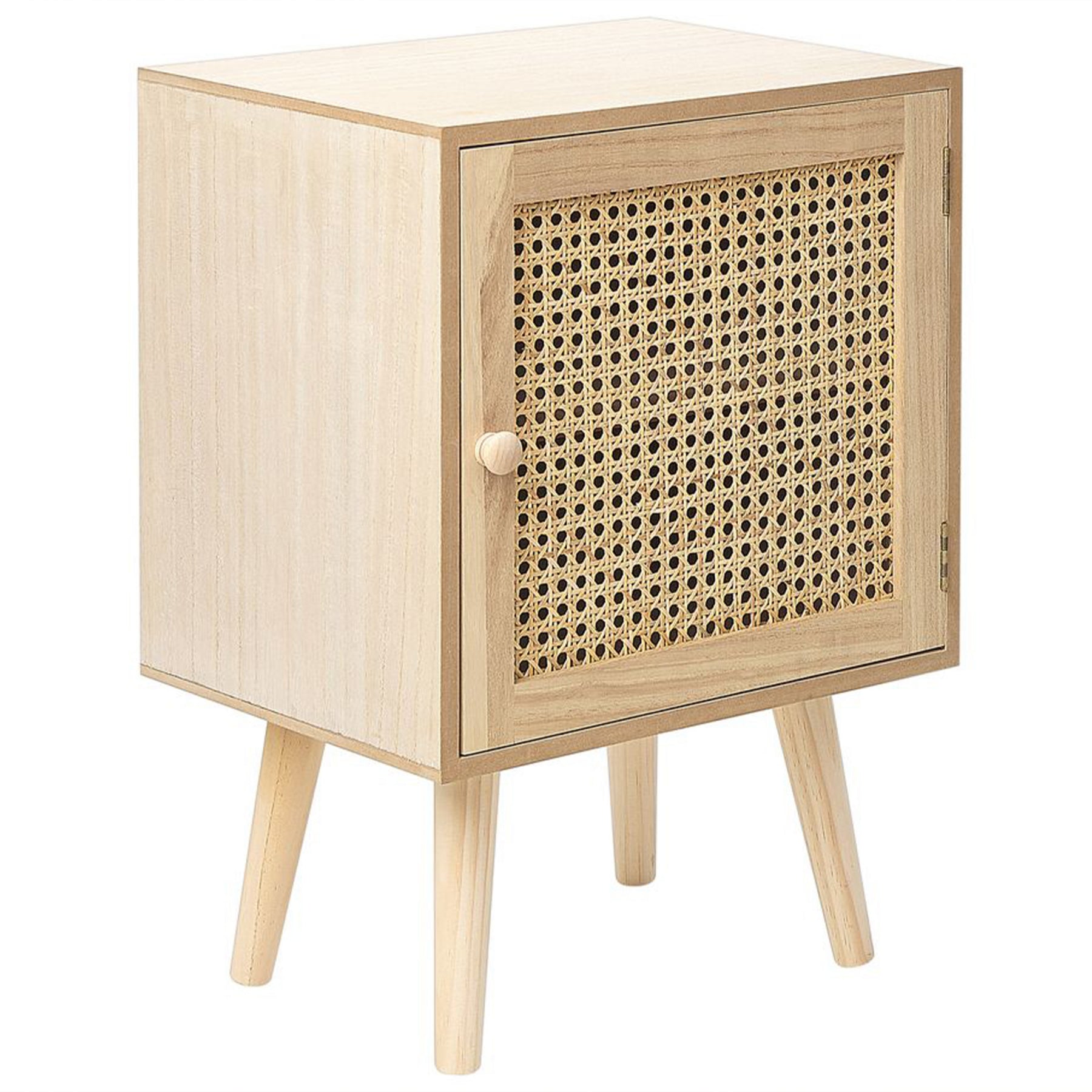 Beliani - ALMO - Nachtkastje - Lichte houtkleur  - MDF