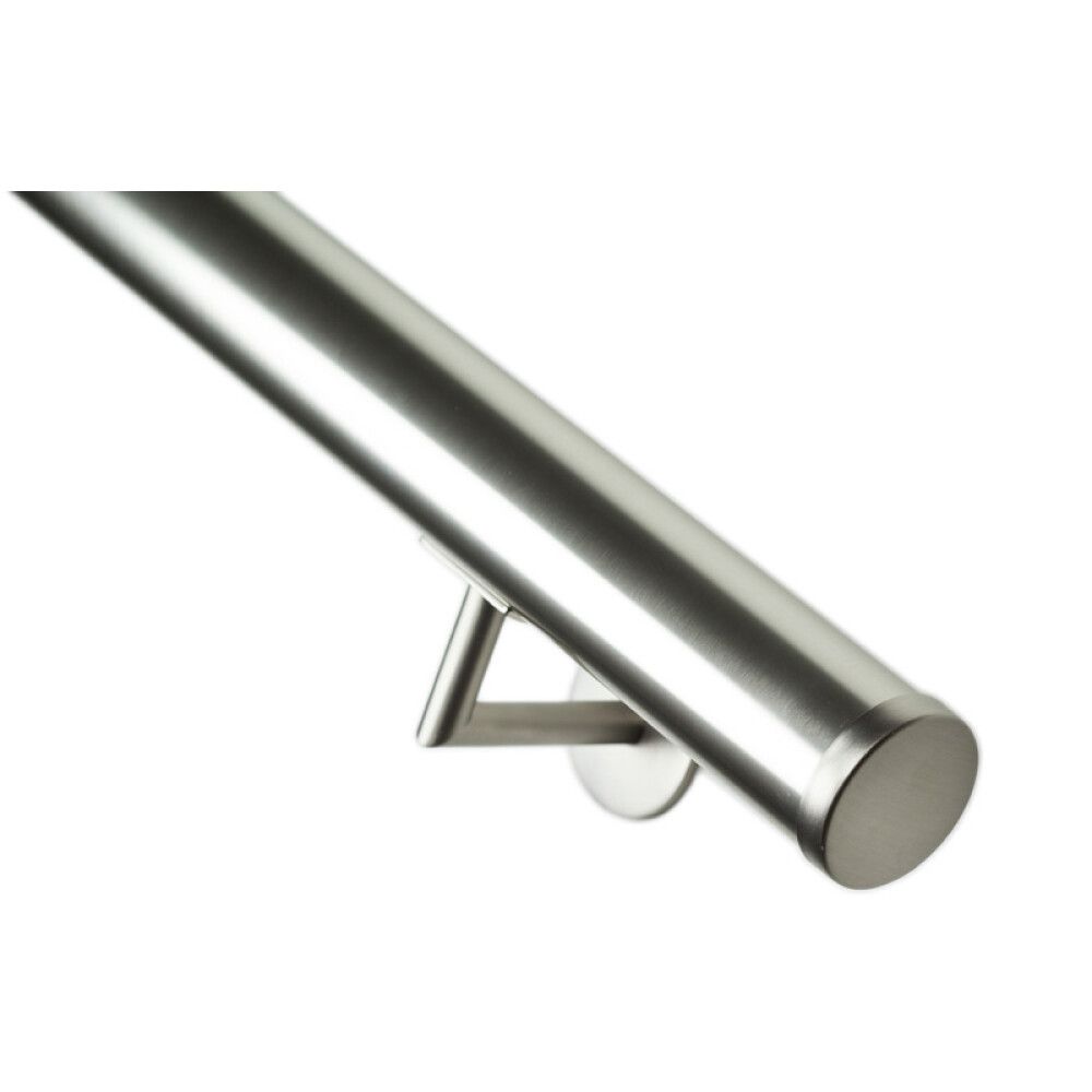 LEDESTANGSKROK LUNDBERGS BØRSTET ALUMINIUM 2STK/PK