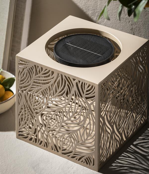 Dehner Solar-Laterne Olea, ca. B20/H20/T20 cm