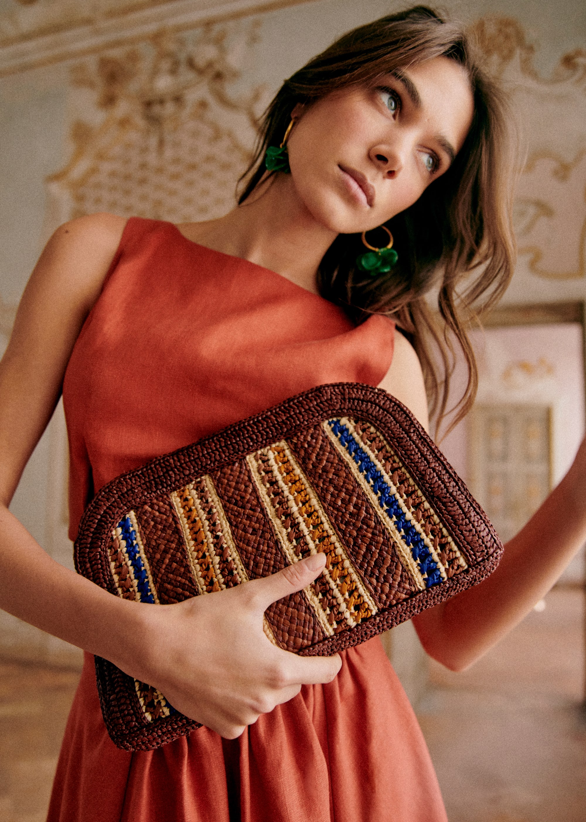 Pochette Carla - Rayures multi - SACS/NEW SACS Nos Paniers 5906396