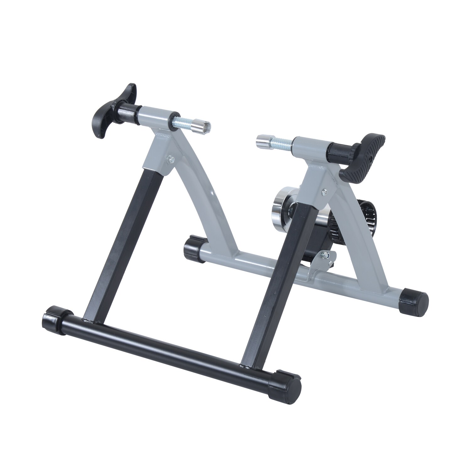 HOMCOM Heimtrainer mit Luftwiderstandsbremse silber, schwarz 39,1 x 54,5 x 47,2 cm (LxBxH)