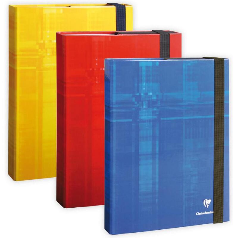 Heftbox boîte de classement rembordée pour documents A4 dos 4cm Couleur aléatoire - Assortis