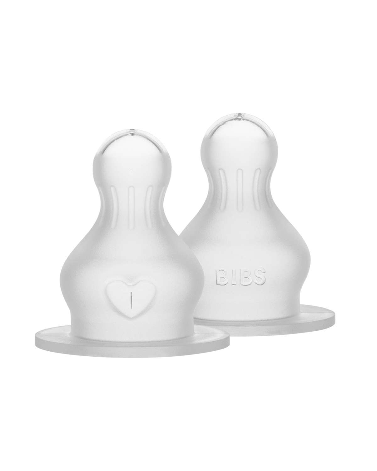 BIBS Flaskesmokk i Silikon 2pk – Antikolikk | Fast Flow