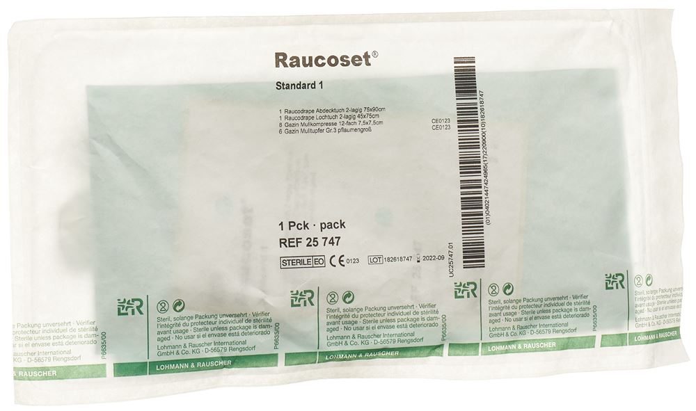 Raucoset Verband-Set Standard I steril 1 Stk