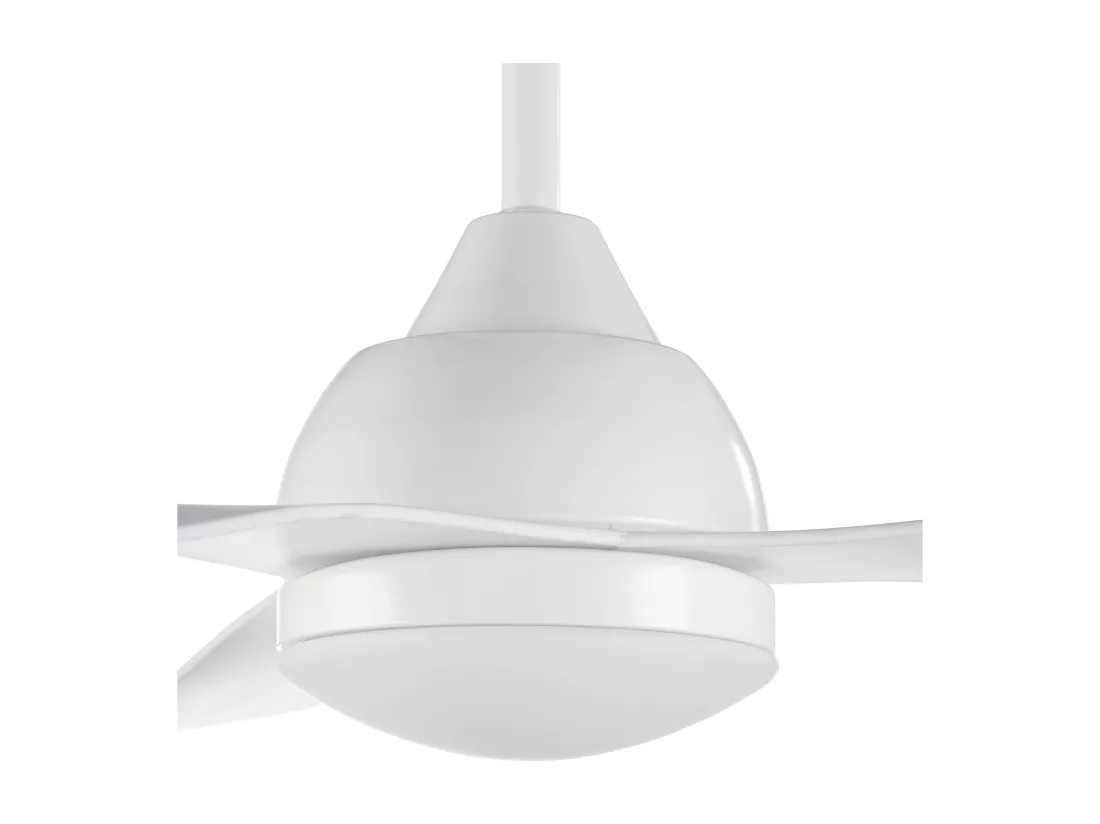 LEDS C4 Ventilateur du Plafond Ip20 Nepal Led 14.5W Blanc Chaud - 3000K Blanc Brillant Blanc 950L