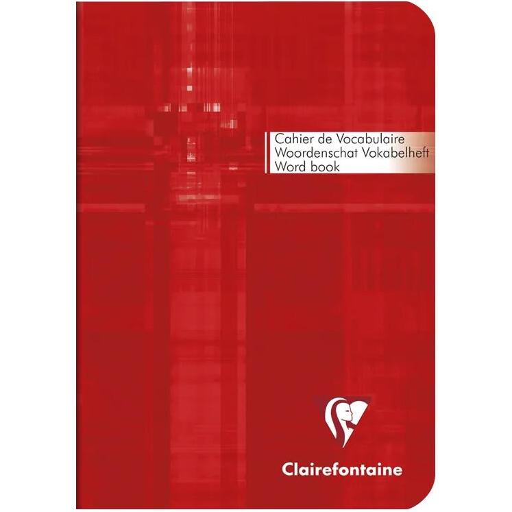 Carnet de vocabulaire piqué A6 64 pages ligné + marge centrale - Assortis